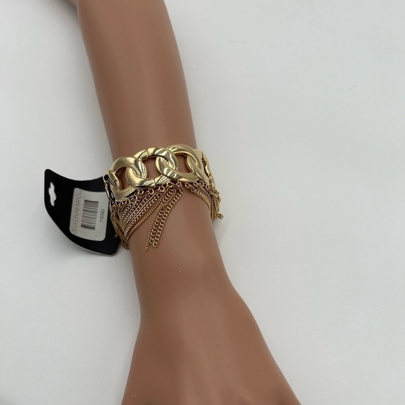 Large Link Bracelet with chain link NWT - Picture 1 of 7